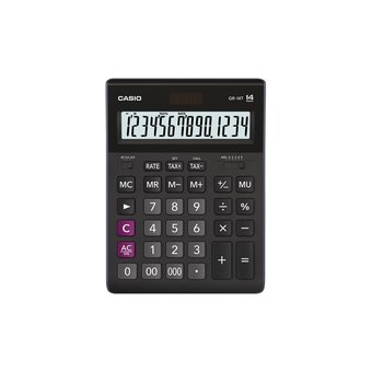  Калькулятор настольный Casio GR-14T черный 