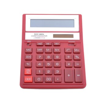  Калькулятор бухгалтерский Citizen SDC-888XRD красный 