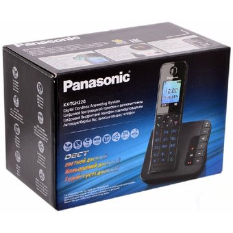  Радиотелефон Panasonic KX-TGH220RUB черный 