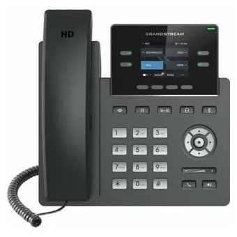  Телефон IP Grandstream GRP-2612P черный 