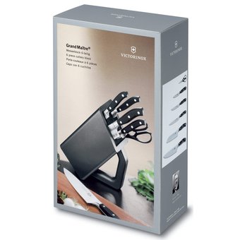  Набор ножей Victorinox Forged Cutlery Block (7.7243.6) черный 