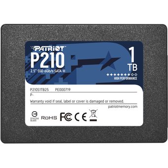  SSD Patriot SATA III 1Tb P210S1TB25 P210 2.5" 