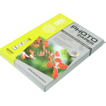  Фотобумага Cactus CS-GA4230100 A4/230г/м2/100л/белый глянцевое для струйной печати 