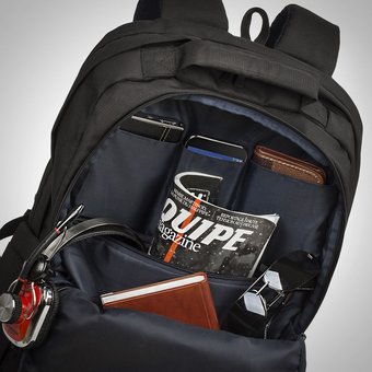  Рюкзак для ноутбука 17" Riva 8460 черный полиэстер (8460 BLACK) 