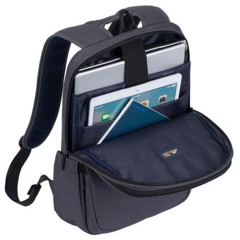  Рюкзак для ноутбука 15.6" Riva 7760 черный полиэстер 