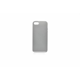  Чехол-накладка J-Case Thin 0,5 mm Apple для iPhone 5 серебро 