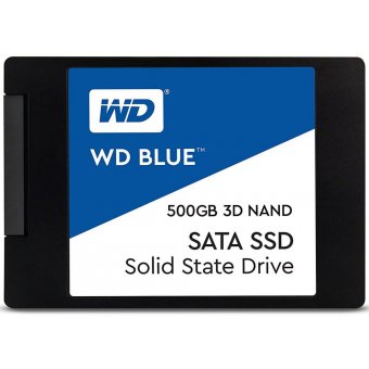  SSD WD Original Sata3 500Gb WDS500G2B0A Blue 2.5" 