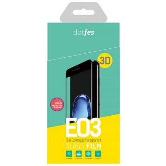  Стекло защитное 3D Dotfes E03 для iPhone 6 Plus/6S Plus black 