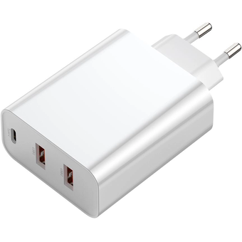  СЗУ Baseus PPS three output quick charger 60W 2USB+USB Type-C EU White 