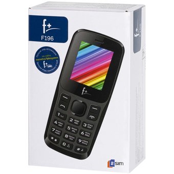  Мобильный телефон F+ F196 Black 