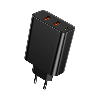  СЗУ Baseus PPS three output quick charger 60W 2USB+USB Type-C EU Black 