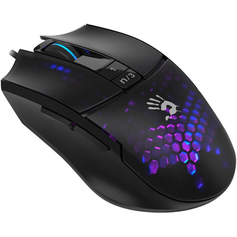  Мышь A4Tech Bloody L65 Max черный/фиолетовый 