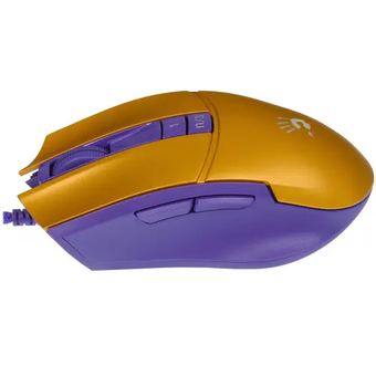  Мышь A4Tech Bloody L65 Max желтый/фиолетовый 