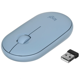  Мышь Logitech Pebble Bluetooth wireless M350 Blue 