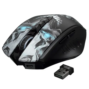  Мышь A4Tech Bloody R80 Plus Skull черный/рисунок 