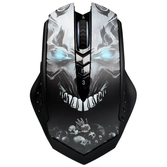 Мышь A4Tech Bloody R80 Plus Skull черный/рисунок 