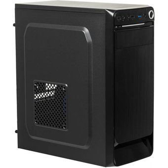  Корпус Accord E-01 (ACC E-01B) черный без БП ATX 1x80mm 1x92mm 2x120mm 2xUSB2.0 1xUSB3.0 audio 