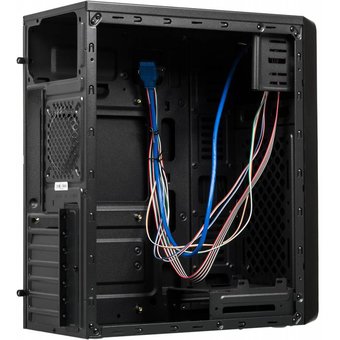  Корпус Accord E-01 (ACC E-01B) черный без БП ATX 1x80mm 1x92mm 2x120mm 2xUSB2.0 1xUSB3.0 audio 