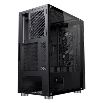  Корпус Accord 3407 (ACC-3407) черный без БП ATX 8x120mm 2xUSB2.0 1xUSB3.0 audio bott PSU 