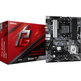 Материнская плата ASROCK B550 Phantom Gaming 4/AC 