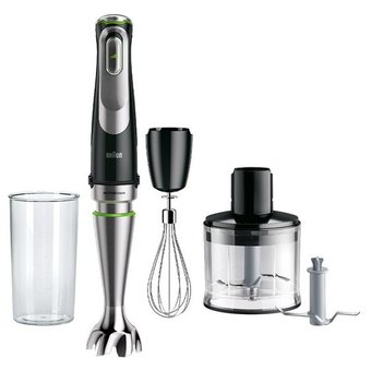  Блендер Braun MQ9135XI черный/серебристый 