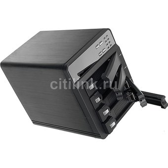  Внешний корпус для HDD AgeStar 3C4B3A1 Sata II алюминий черный LCD 3.5" 
