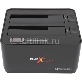  Док-станция для HDD Thermaltake BlacX Duet 5G ST0022E Sata пластик черный 2 