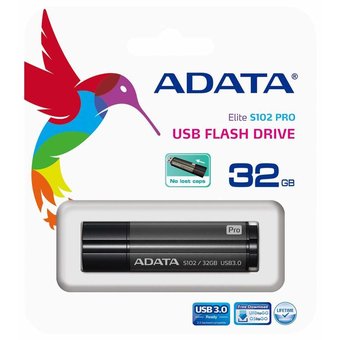  USB-флешка A-DATA S102 PRO 32GB USB 3.0, Серый алюминий (Read 600X) (AS102P-32G-RGY) 