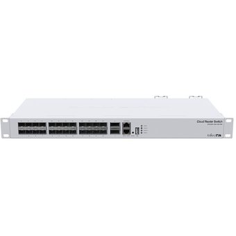  Коммутатор MikroTik CRS326-24S+2Q+RM черный 