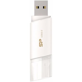  USB-флешка Silicon Power SP064GBUF3B06V1W 64GB Blaze B06, USB 3.0, Белый 