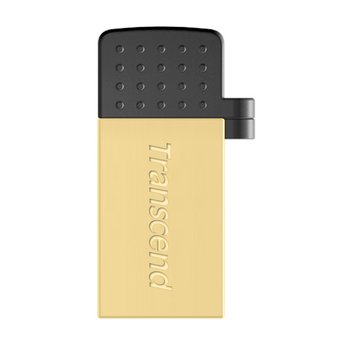  USB-флешка Transcend JetFlash 380 16GB USB 2.0, OTG, металл золото (TS16GJF380G) 