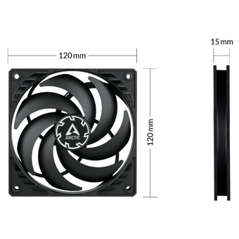  Вентилятор ARCTIC P12 SLIM PWM PST (ACFAN00187A) 