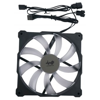  Вентилятор Inwin Jupiter AJ140 (6144474) 140мм, 1400rpm, 34 дБ, 4-pin PWM + 3-pin 5V ARGB, 1шт, ARGB 