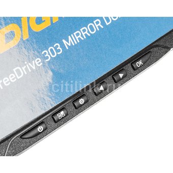  Видеорегистратор Digma FreeDrive 303 Mirror Dual черный 