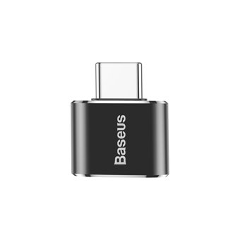  OTG переходник Baseus USB Female To Type-C Male чёрный 