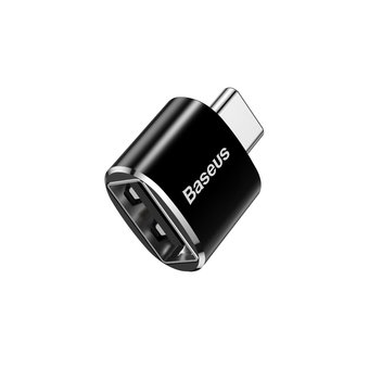 OTG переходник Baseus USB Female To Type-C Male чёрный 