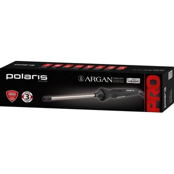  Щипцы Polaris PHS 1509TAi stick Argan Therapy Pro черный 