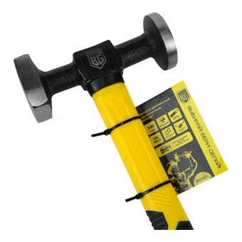  Молоток рихтовочный кованый BERGER BG1521 540г, фиберглассовая рукоятка 