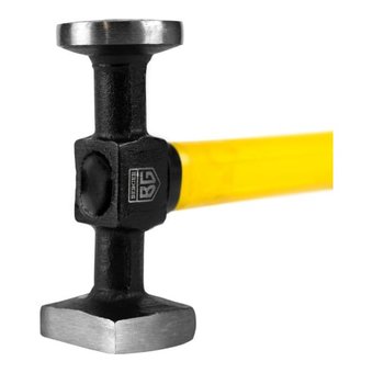 Молоток рихтовочный кованый BERGER BG1521 540г, фиберглассовая рукоятка 