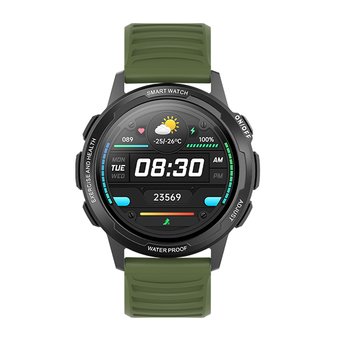  Smart-часы BQ Watch 1.3 Black+Dark Green Wristband 