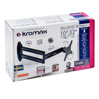  Кронштейн Kromax TECHNO-11 черный 