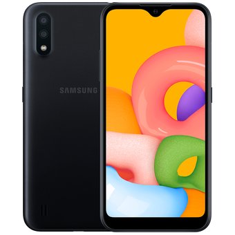  Смартфон Samsung Galaxy M01 32 ГБ черный SM-M015FZKDSER 