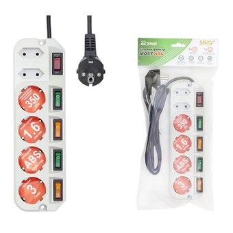  Сетевой фильтр Most ARG 3м белый 