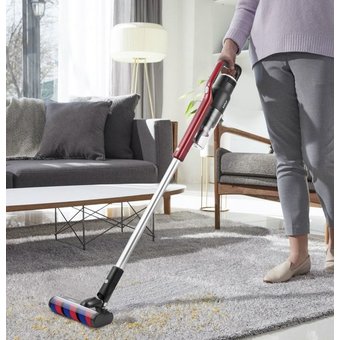  Пылесос Kitfort КТ-561 черный/красный 