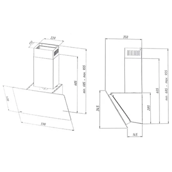  Вытяжка AKPO WK-4 Smart eco 60 черный 3078 