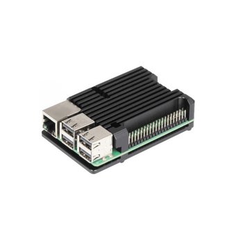  Корпус ACD RA505 Black Metal Aluminum Case for Raspberry Pi 4B 
