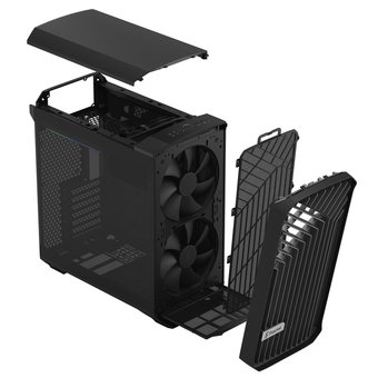  Корпус Fractal Design Torrent Compact TG Dark Tint черный (FD-C-TOR1C-01) без БП E-ATX 7x120mm 4x140mm 2x180mm 2xUSB3.0 audio 