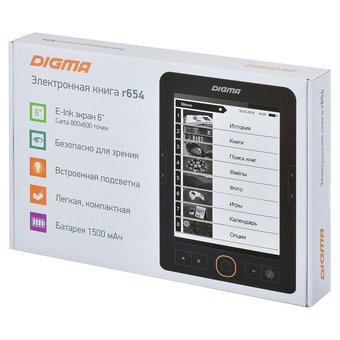  Электронная книга Digma R654 (1066716) графит 