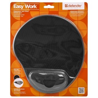  Коврик для мышки Defender easy work black 50905 