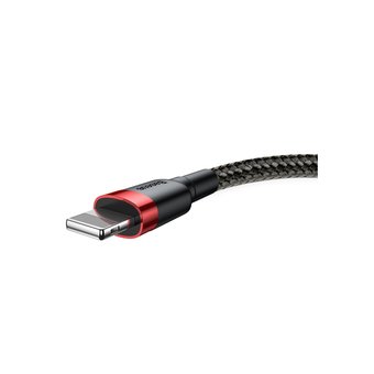  Дата-кабель BASEUS Cafule (CALKLF-B19) lightning 2.4A 1м красно-чёрный 